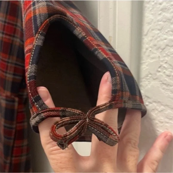 Unique Vintage Red Plaid Carmen
Half Sleeve Wiggle Dress Mad Men 2XL - NWT - Picture 8 of 15